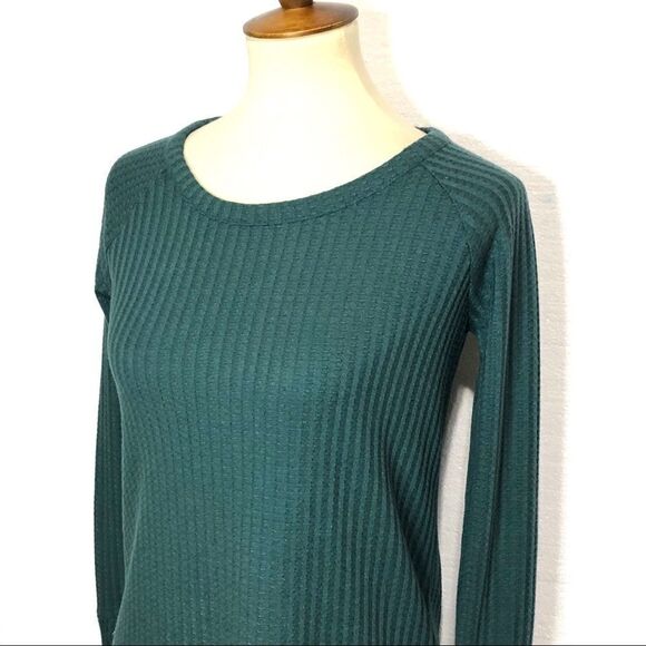 CHASER WAFFLE KNIT THERMAL LONG SLEEVE TOP - Picture 4 of 10